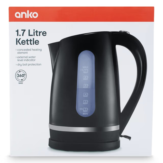 1.7L BLACK KETTLE