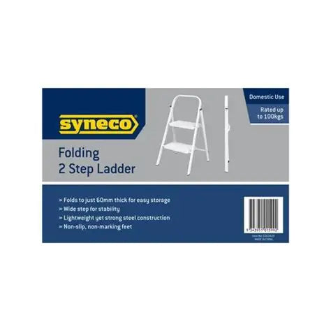 2 STEP LADDER HOUSEHOLD STEEL 100KG