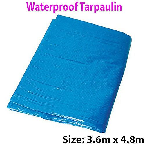 CLIFFSIDE TARPAULIN BLUE MEDIUM 3.6 X 4.8M