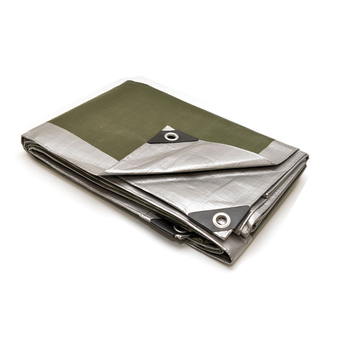 CREEPER TARPAULIN SLIVER/GREY 6.1 X 7.3M