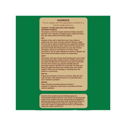 SEASOL 25L ADVANCED POTTING MIX