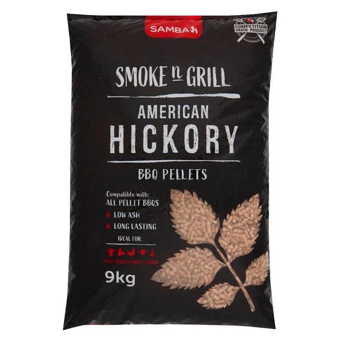 BBQ FUEL SAMBA 9KG HICKORY PELLET
