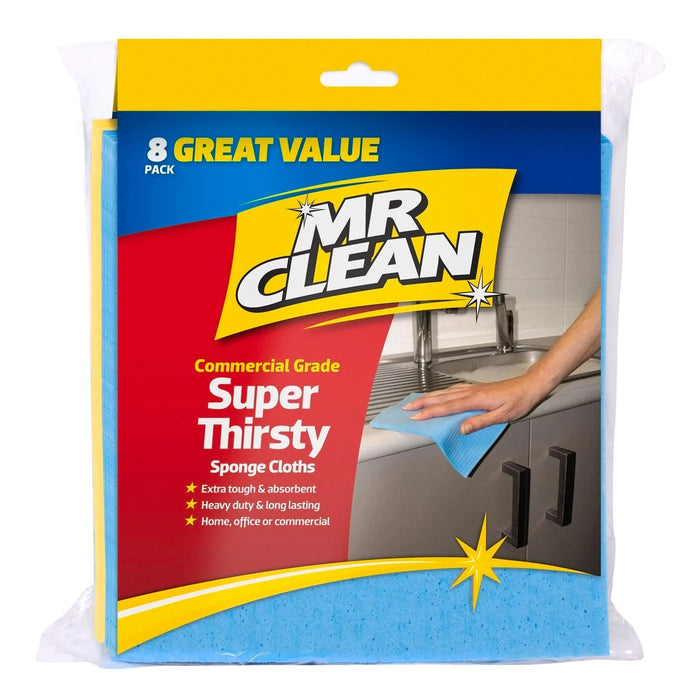 CLOTH CLEANING MR CLEAN 8PK SUPER
