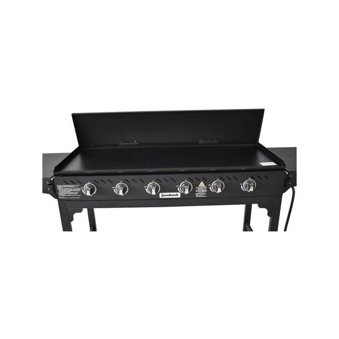 GAS BBQ FLAT JUMBUCK 6 BURNER CLUB