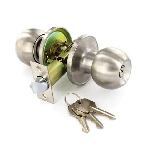 ENTRANCE DOOR LOCK KNOBSET 60-70MM LANE
