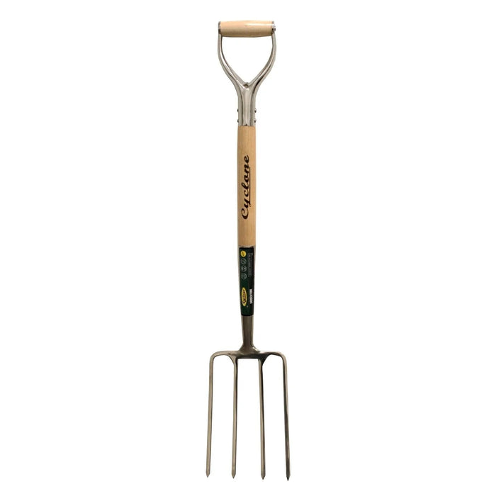 GARDEN FORK CYCLONE STAINLESS STEEL