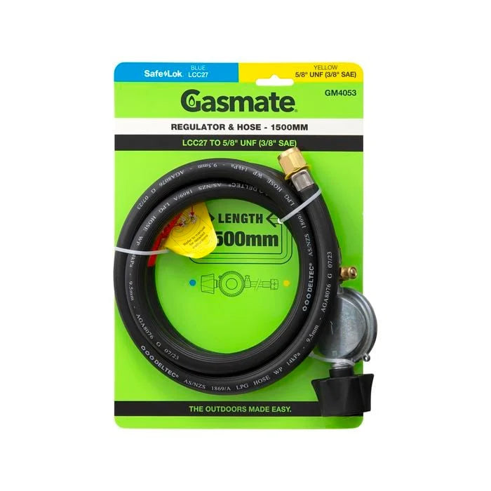 GAS ACC FITTING GASMATE 1500MM HOSE LC