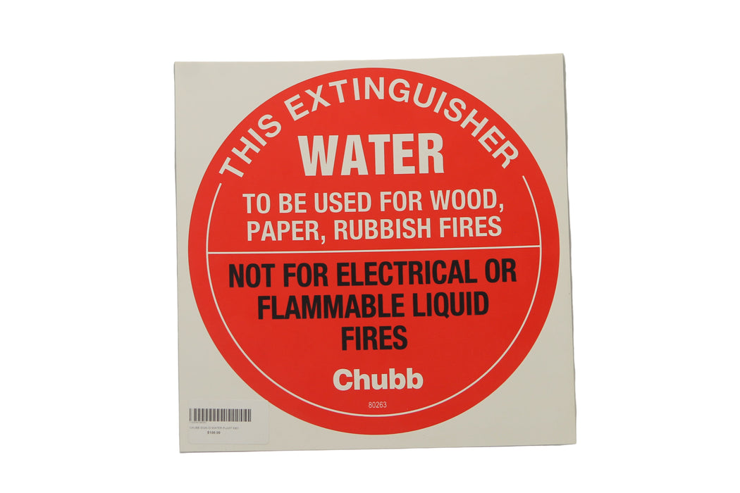 Chubb Sign ID Water