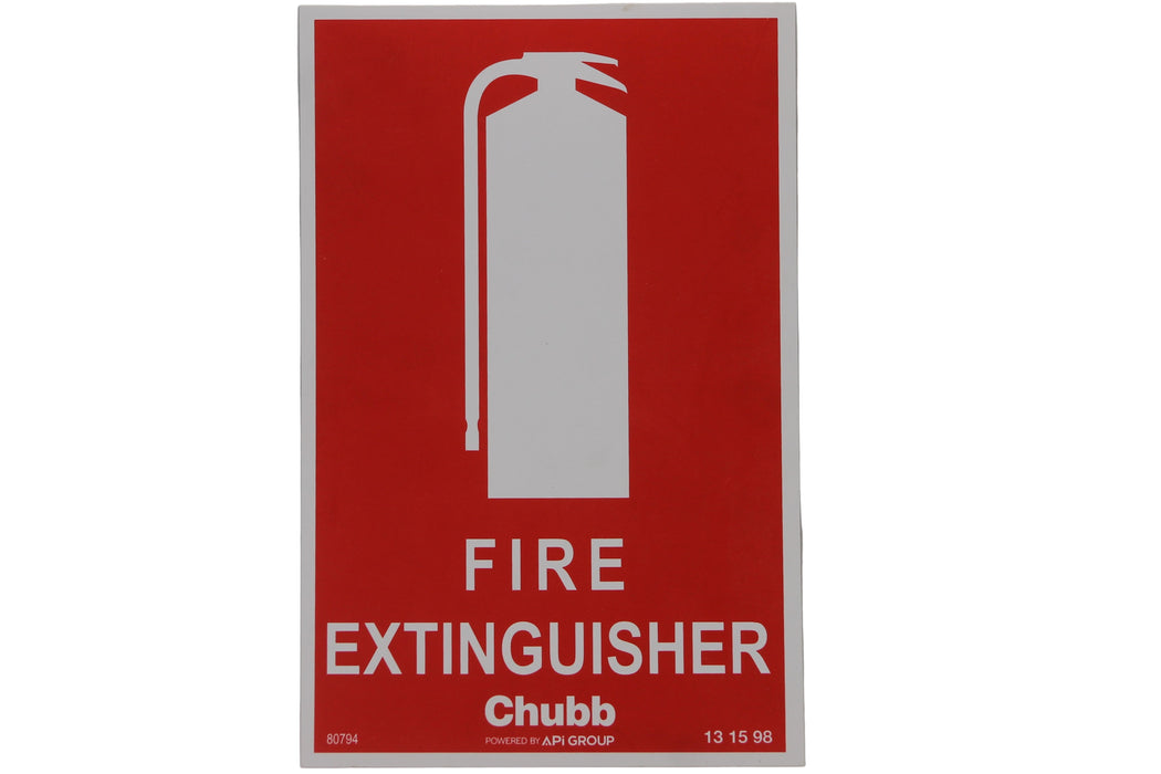 Sign Location Extinguisher Plastic