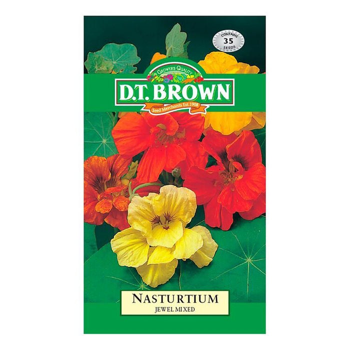 D.T Brown Nasturtium Jewel Mixed