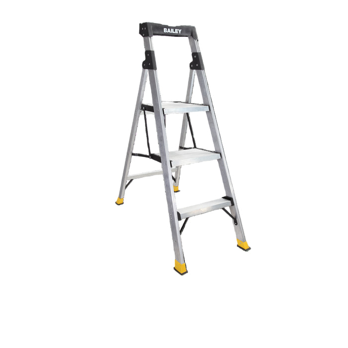 LADDER STEP STOOL TWIN PLTFORM 120KG 3 S