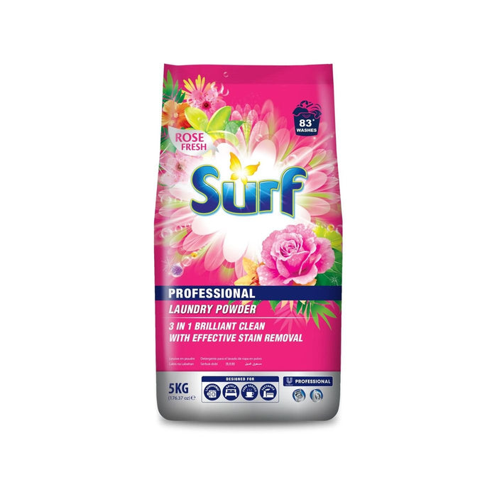 LAUNDRY POWDER SURF PRO 5KG ROSE FRESH U