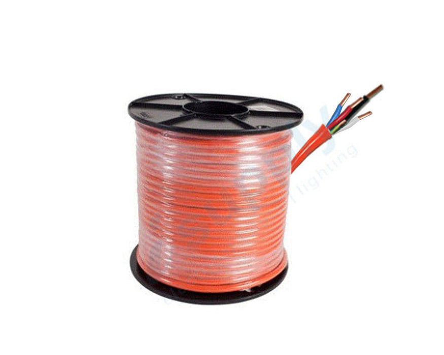 ORANGE CIR CABLE 4C+E 16MM X 1M