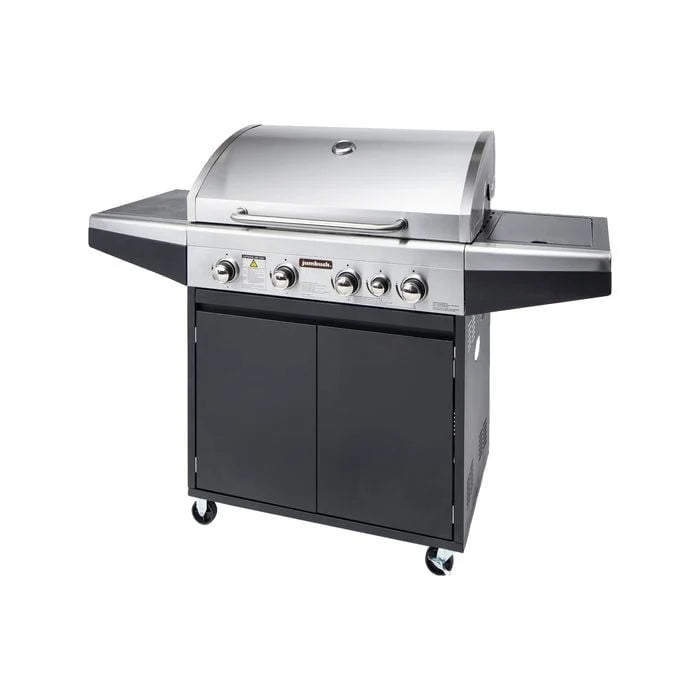 GAS BBQ HOODED JUMBUCK 4 BURNER STARDOM 11