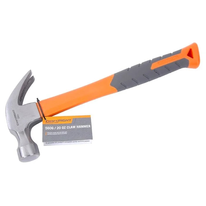 HAMMER CLAW CRAFTRIGHT 20OZ/560G F/GLASS