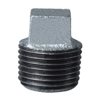 GALV PLUG SQ HEAD 11/4INCH