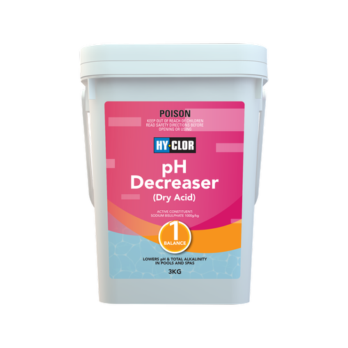 PH Decreaser HY-CLOR Dry Acid Hard 3kg