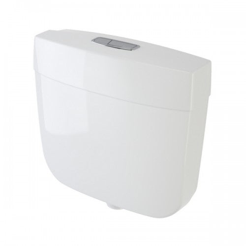 TOILET CISTERN WHITE DUAL FLUSH 6/3L W/H