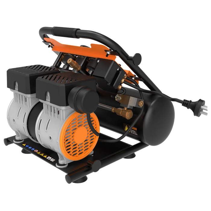 AEG 0.75HP 6L OIL FREE SILENCED STEALTH DRIVE AIR COMPRESSOR