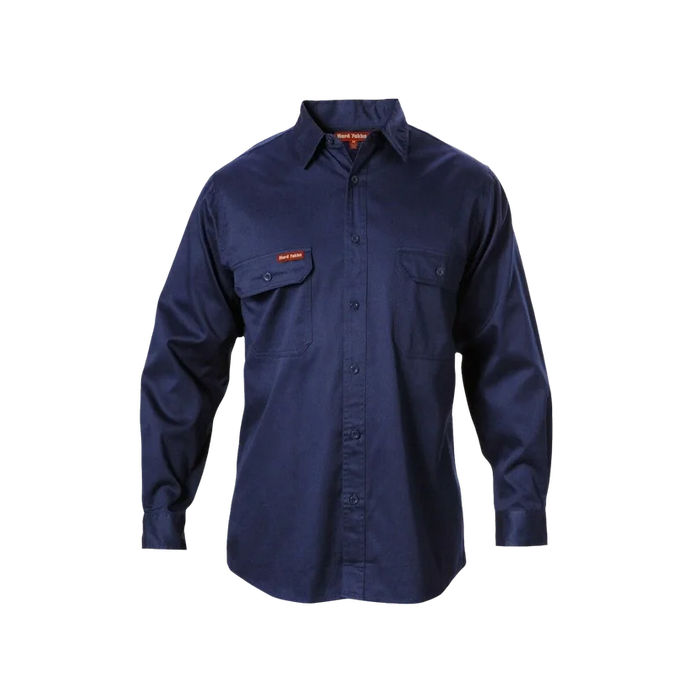 SHIRT DRILL LS NAVY
