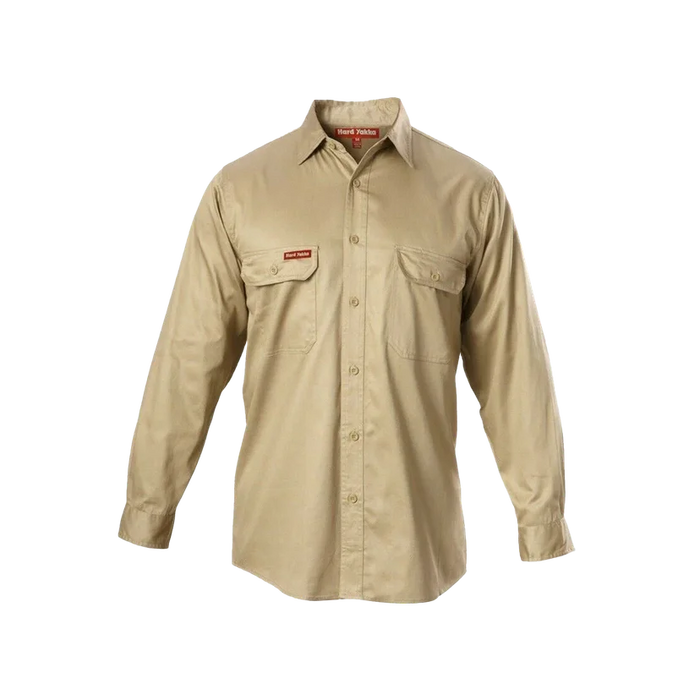 SHIRT DRILL LS KHAKI