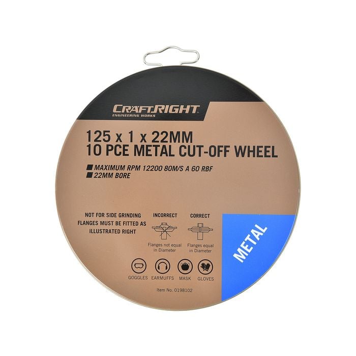 WHEEL CUT OFF METAL CRAFTRIGHT 125