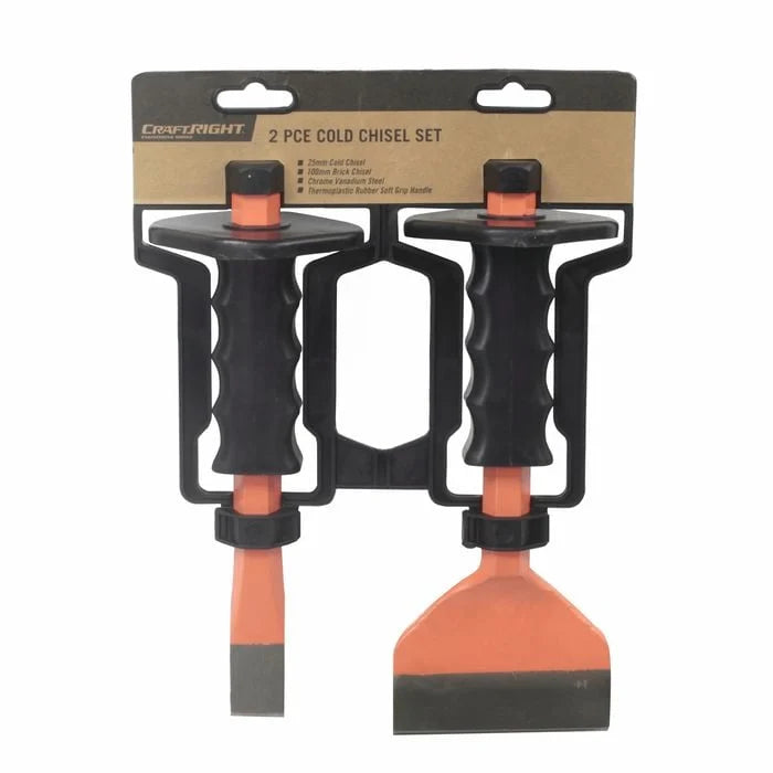 CHISEL SET CRAFTRIGHT 2PCE COLD 915