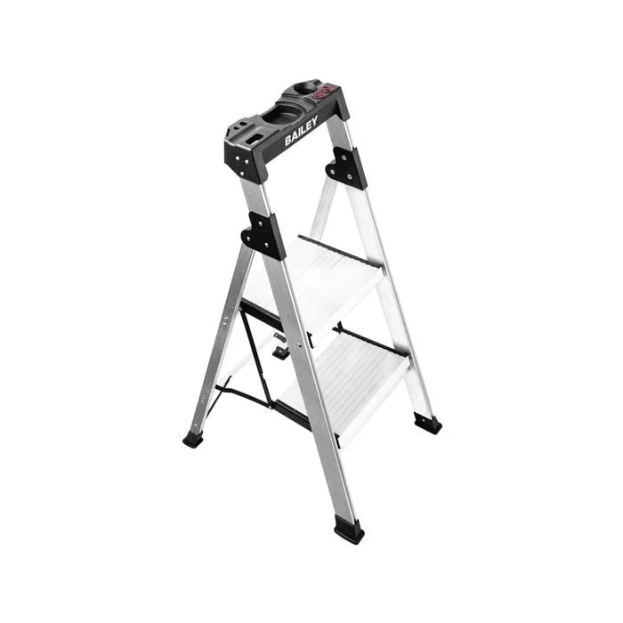LADDER STEP STOOL TWIN PLTFORM 120KG 2 S