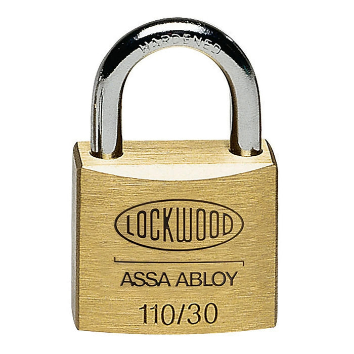 PADLOCK 110 SERIES LOCKWOOD 30MM BRASS 1