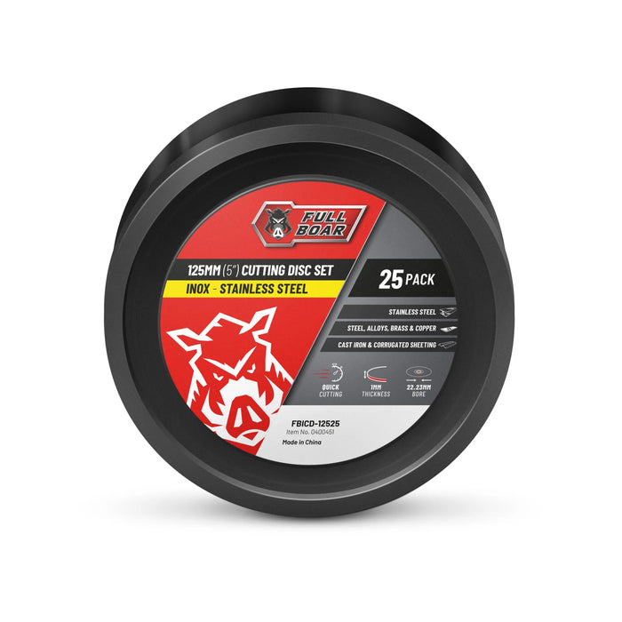 DISC CUTTING INOX STAINLESS 125MM 25