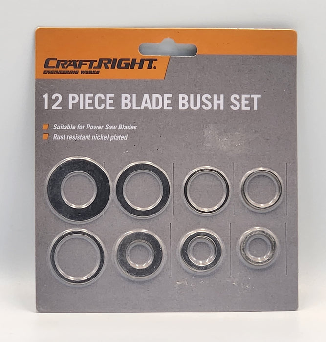 BUSH SET CIRC SAW CRAFTRIGHT 12PCE