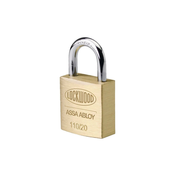 PADLOCK 110 SERIES LOCKWOOD 20MM BRASS 1