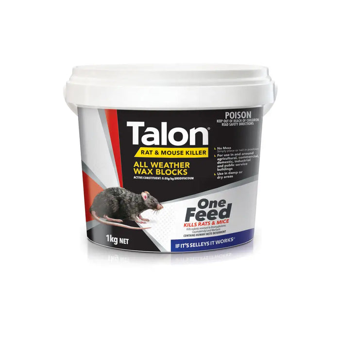 TALON RAT MICE WAX BLOCKS 1KG