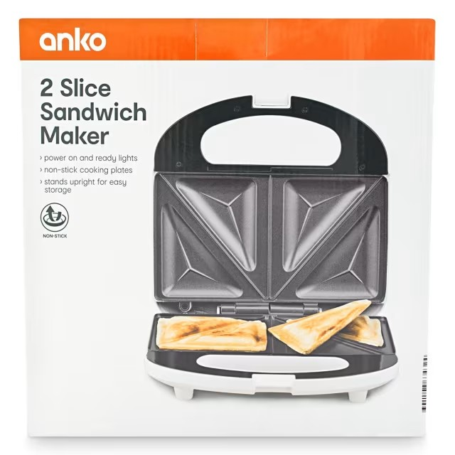 2 SLICE SANDWICH MAKER