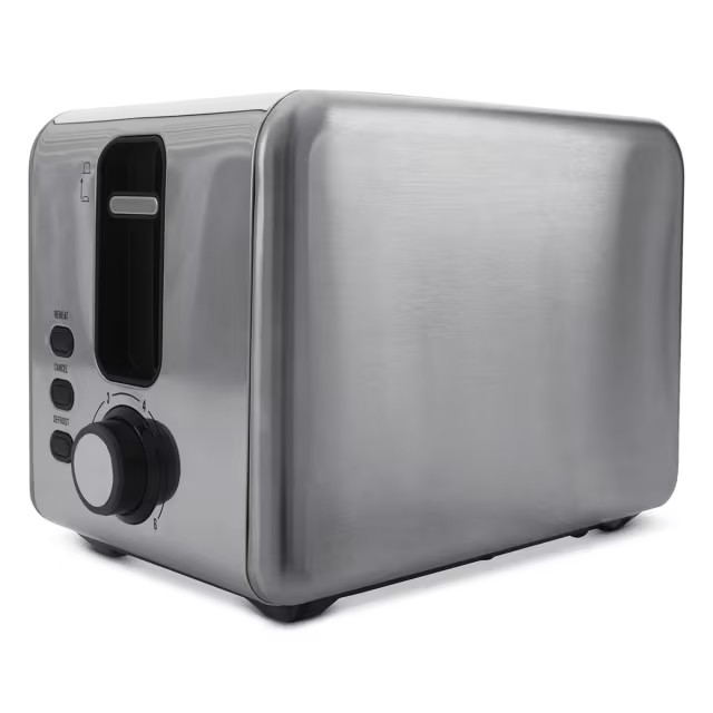 2 SLICE STAINLESS STEEL TOASTER