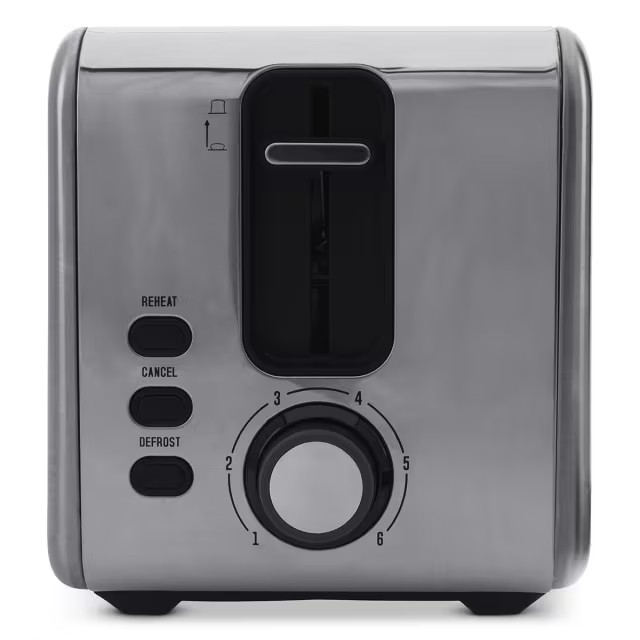 2 SLICE STAINLESS STEEL TOASTER