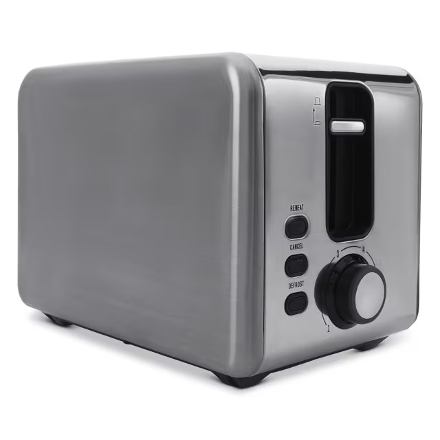 2 SLICE STAINLESS STEEL TOASTER