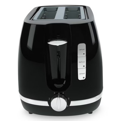 2 SLICE TOASTER - BLACK