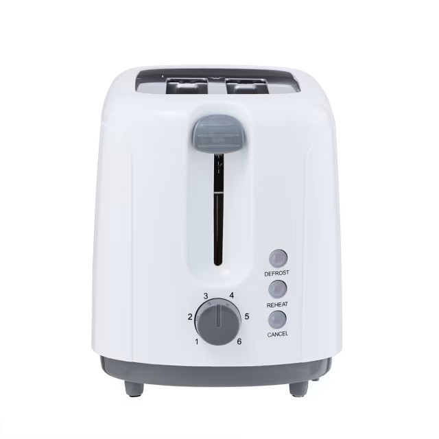 2 SLICE TOASTER - WHITE