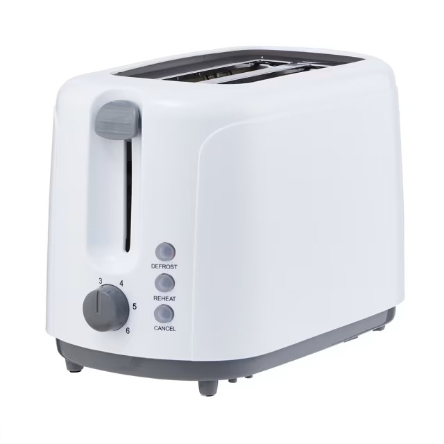 2 SLICE TOASTER - WHITE