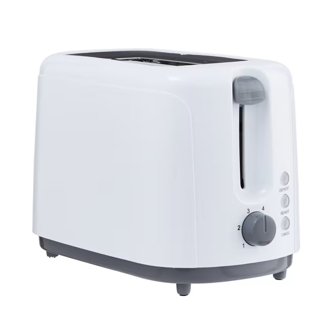 2 SLICE TOASTER - WHITE