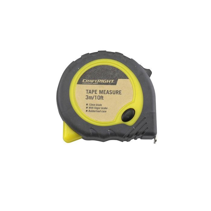TAPE MEASURE 3M/10FT 12.5MM CRAFTRIGHT
