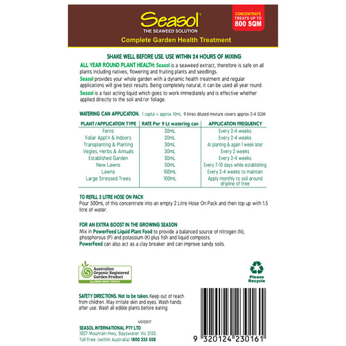 SEASOL 4L SEAWEED HEALTH TONIC CONCENTRATE