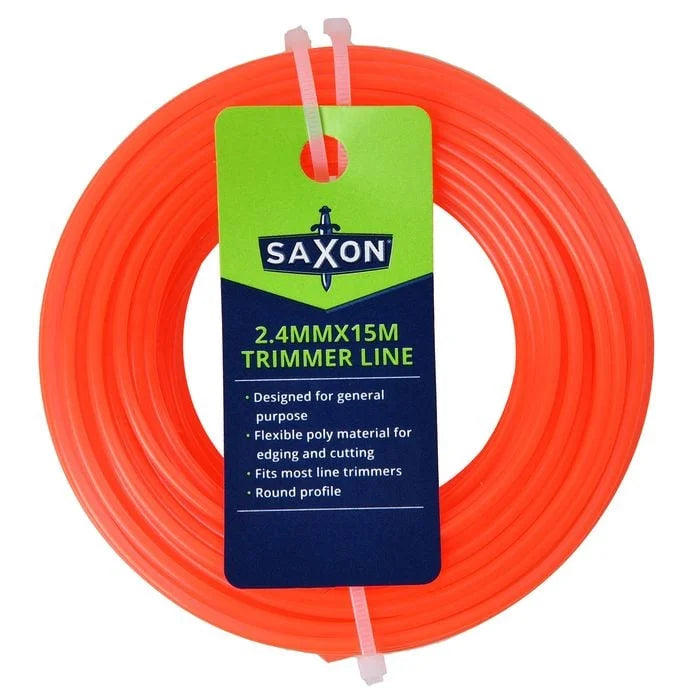 LINE TRIMMER ACCESS SAXON 2.4MMX15M ROUN