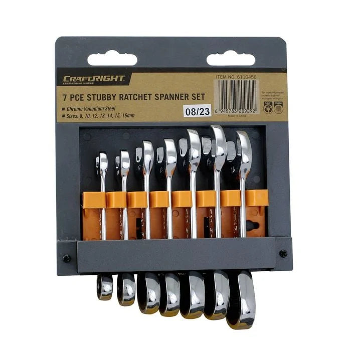 WRENCH COMBINATION CRAFTRIGHT 7PC