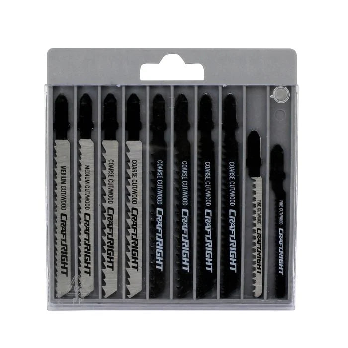 BLADE JIGSAW CRAFTRIGHT 10PCE SET