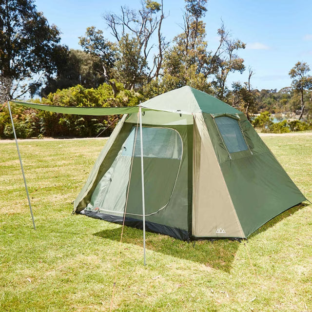 6 PERSON INSTANT TENT GREEN