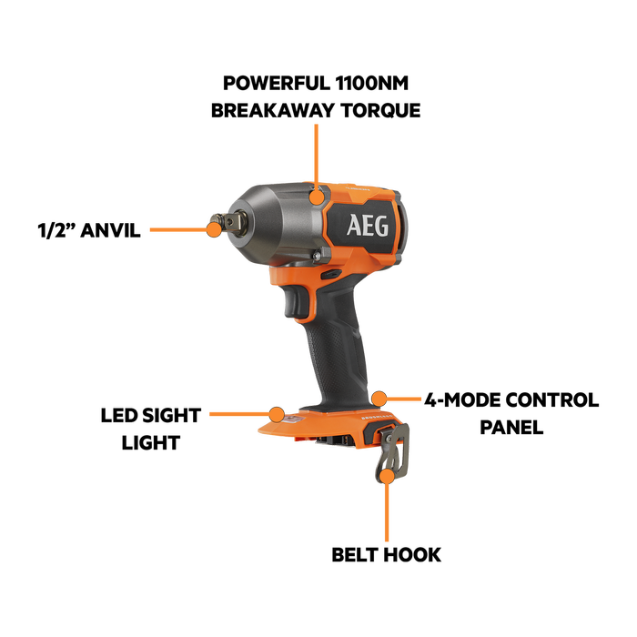 WRENCH IMPACT CL BL AEG FUSION 18V 1