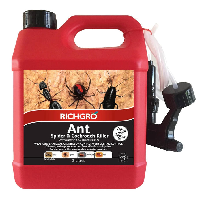 Richgro 3L Ready To Use Ant Spider And Cockroach Killer