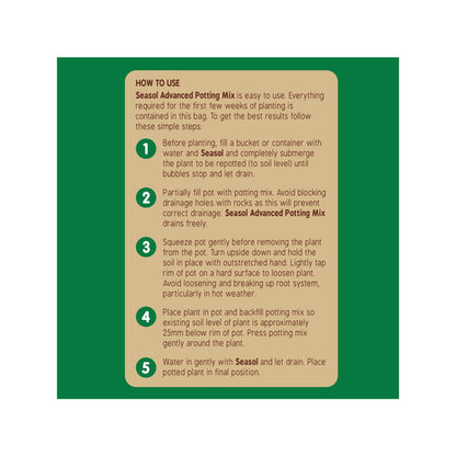 SEASOL 25L ADVANCED POTTING MIX